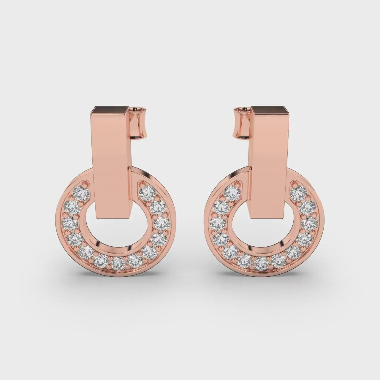 The Dazzling Halo earrings