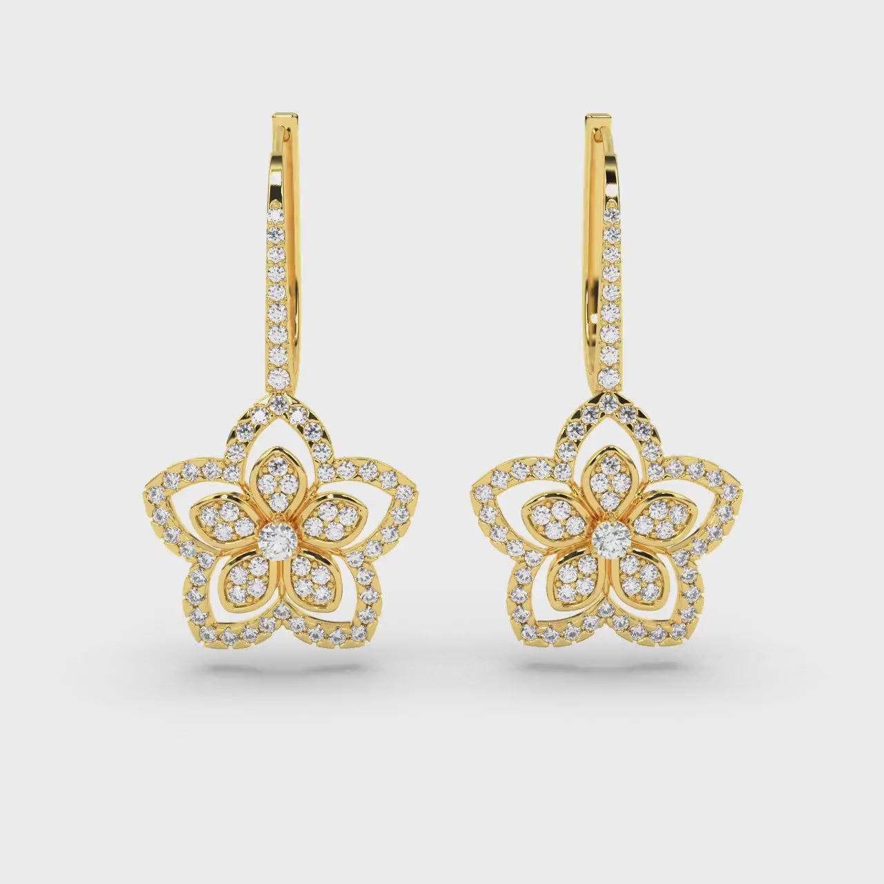 Blooming Pink Panache Earrings
