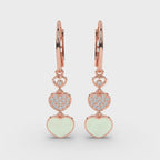 Trinity Hearts Cascade Earrings