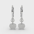 Sparkling Hearts Cascade Earrings
