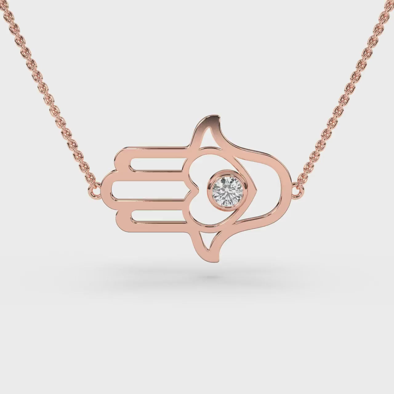Hamsa Heart Harmony Pendant